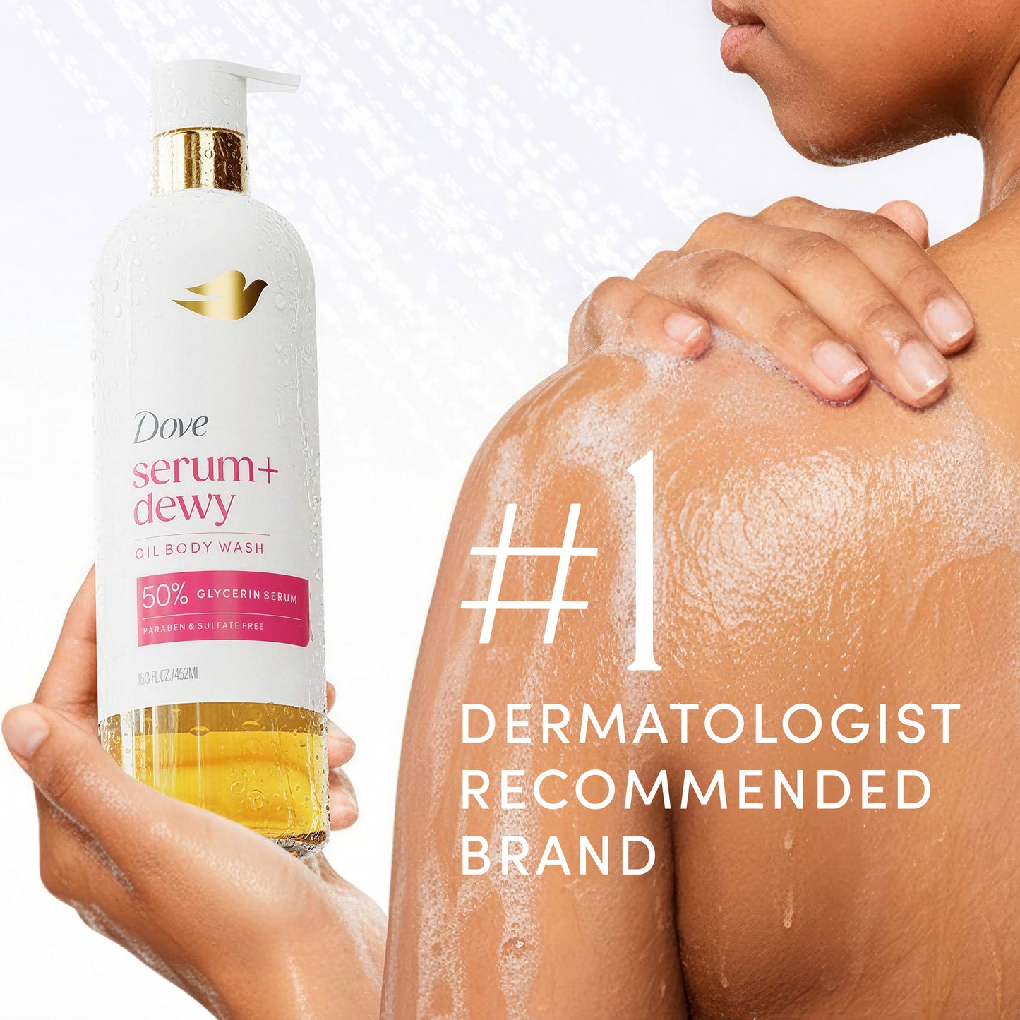 Dove Serum + Dewy Oil Body Wash