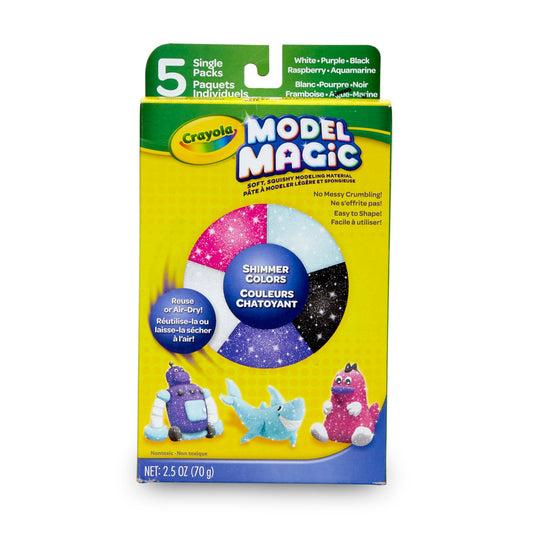 Crayola Model Magic Shimmer Colors, 5 pk