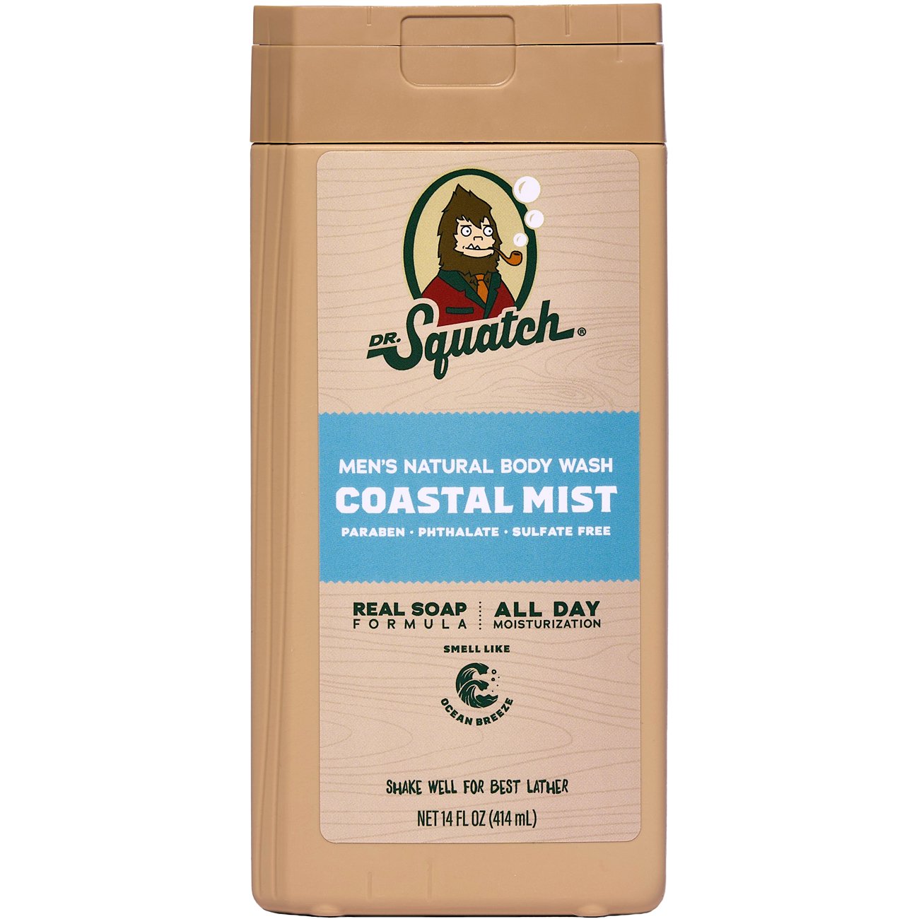 Dr. Squatch Men's Natural Body Wash - Coastal Mist