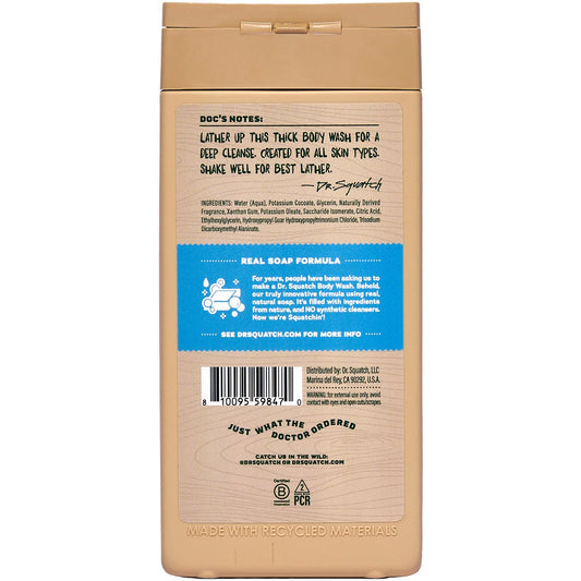 Dr. Squatch Men's Natural Body Wash - Coastal Mist