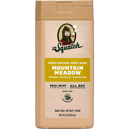 Dr. Squatch Men's Natural Body Wash - Mountain Meadow