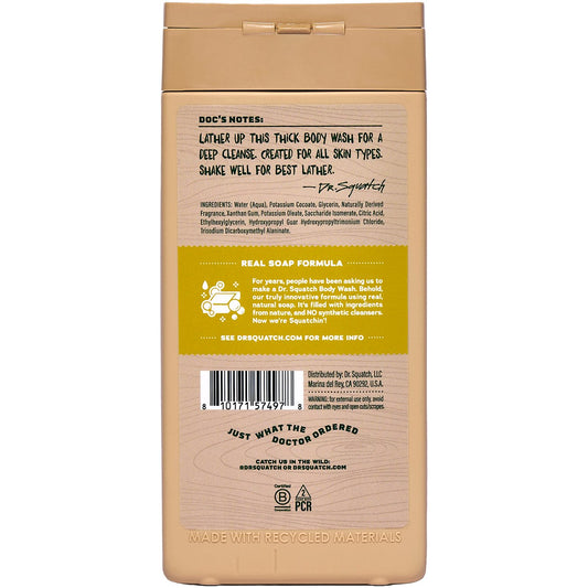 Dr. Squatch Men's Natural Body Wash - Mountain Meadow