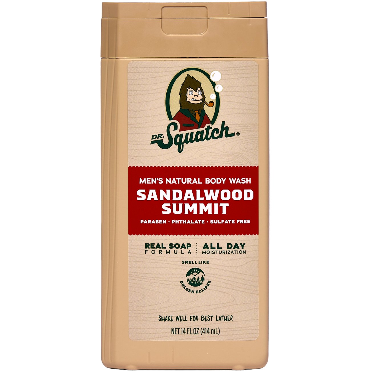 Dr. Squatch Men's Natural Body Wash - Sandalwood Summit