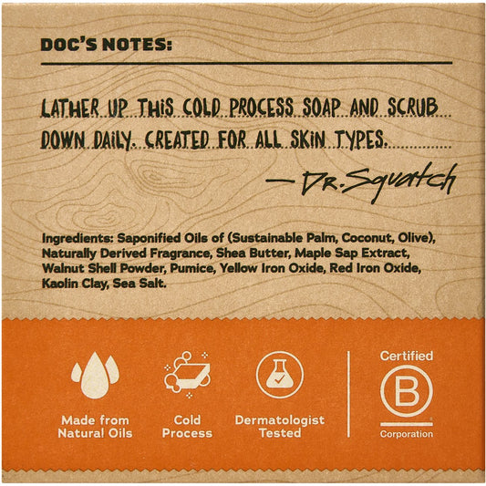 Dr. Squatch Men's Natural Bar Soap - Lumberjack Lodge