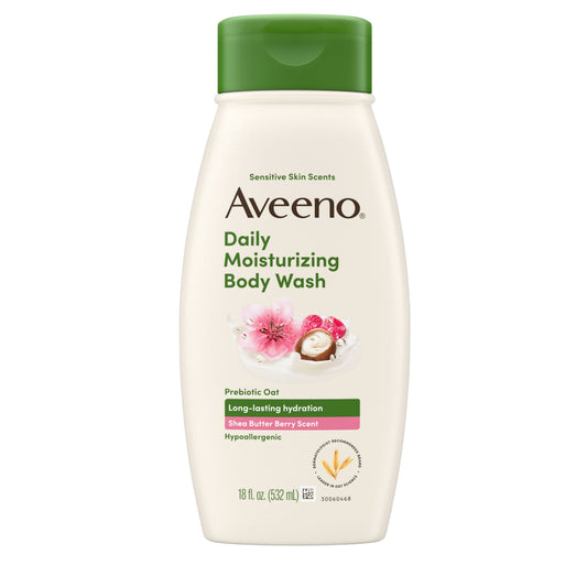 Aveeno Daily Moisturizing Body Wash - Shea Butter Berry Scent
