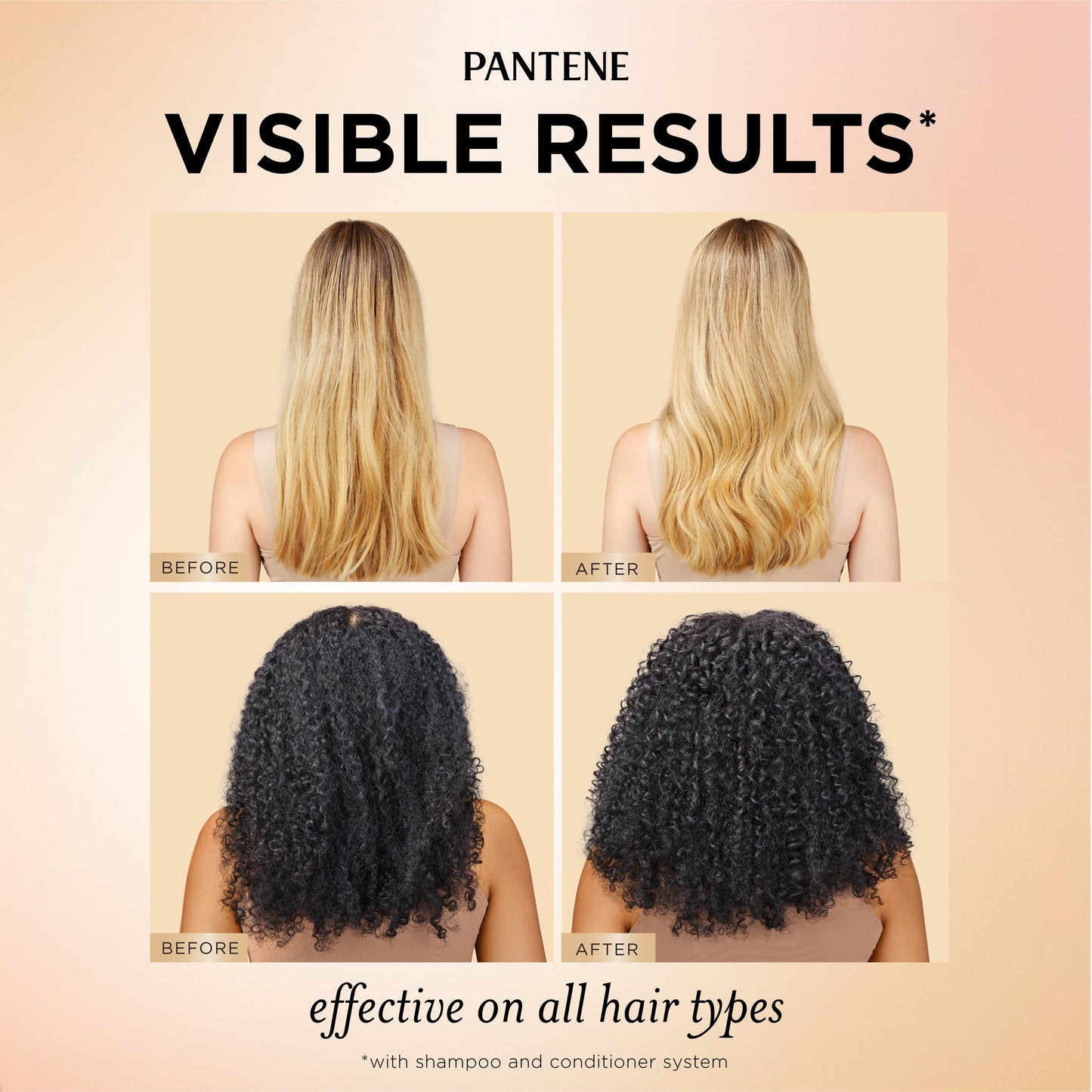 Pantene Abundant & Strong Shampoo with Pro-Vitamin B5 Complex and Niacinamide, 13.5 oz