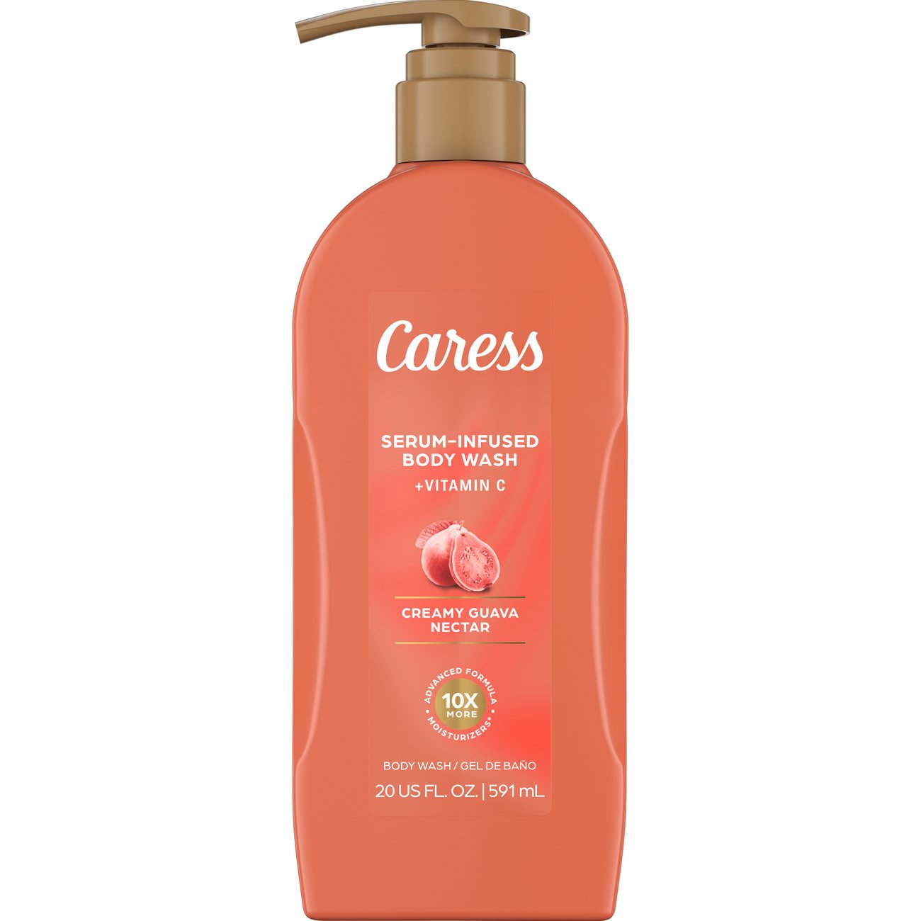Caress Serum Infused Body Wash Creamy with Vitamin C - Guava Nectar