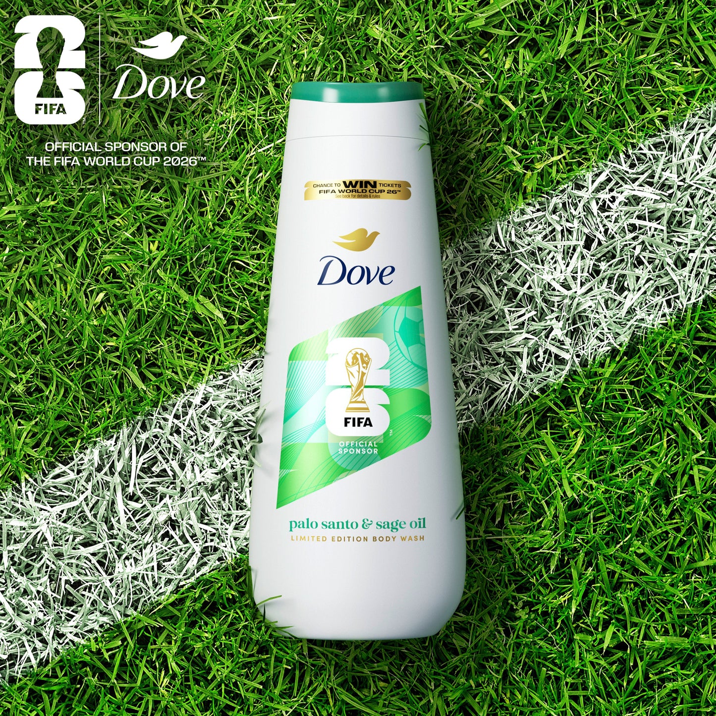 Dove Limited Edition Fifa Body Wash - Palo Santo & Sage Oil