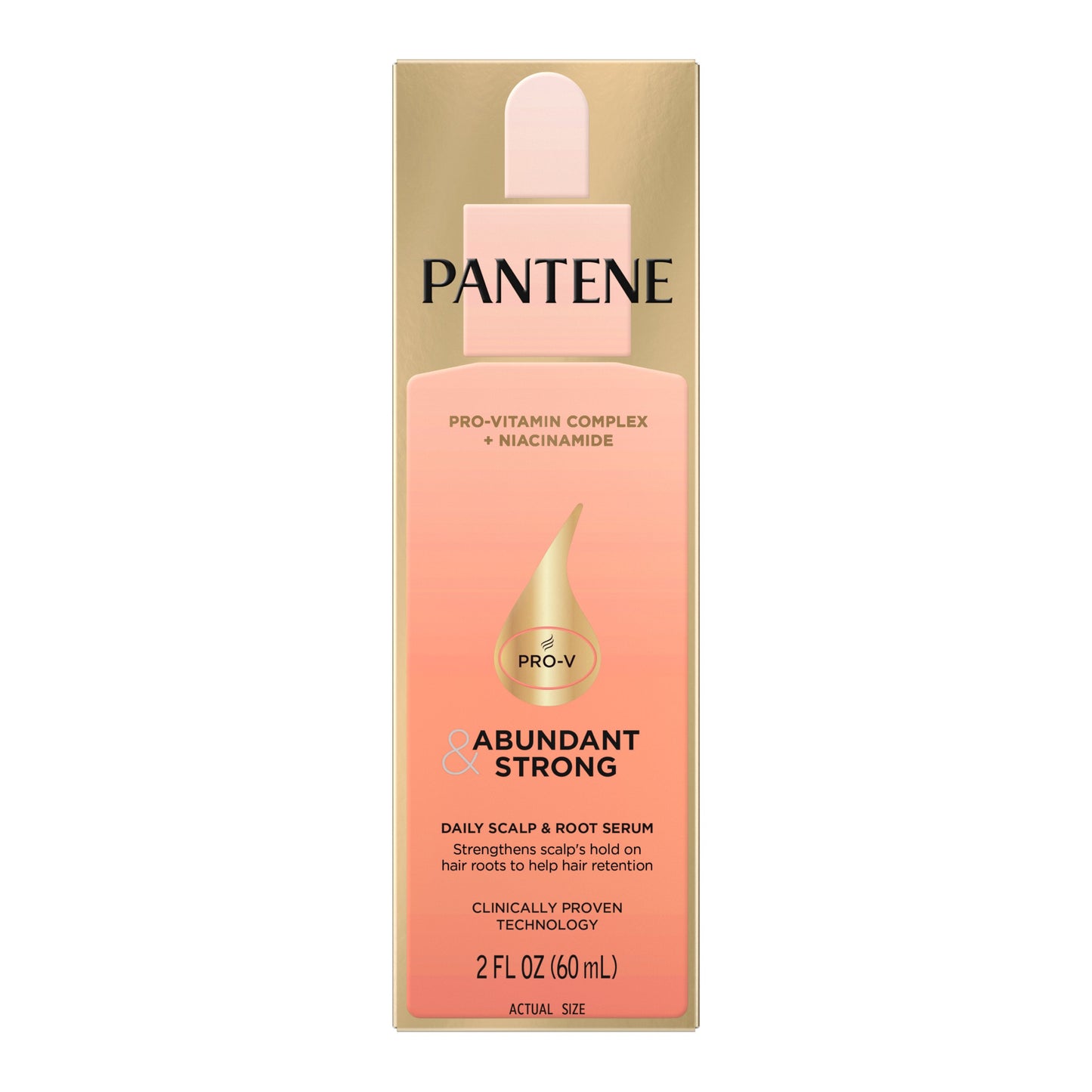 Pantene Abundant & Strong Scalp & Root Serum with Pro-Vitamin B5 Complex and Niacinamide, 2 oz