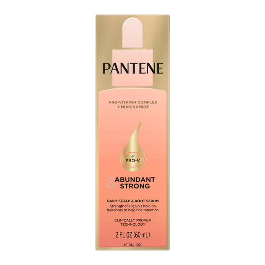 Pantene Abundant & Strong Scalp & Root Serum with Pro-Vitamin B5 Complex and Niacinamide, 2 oz
