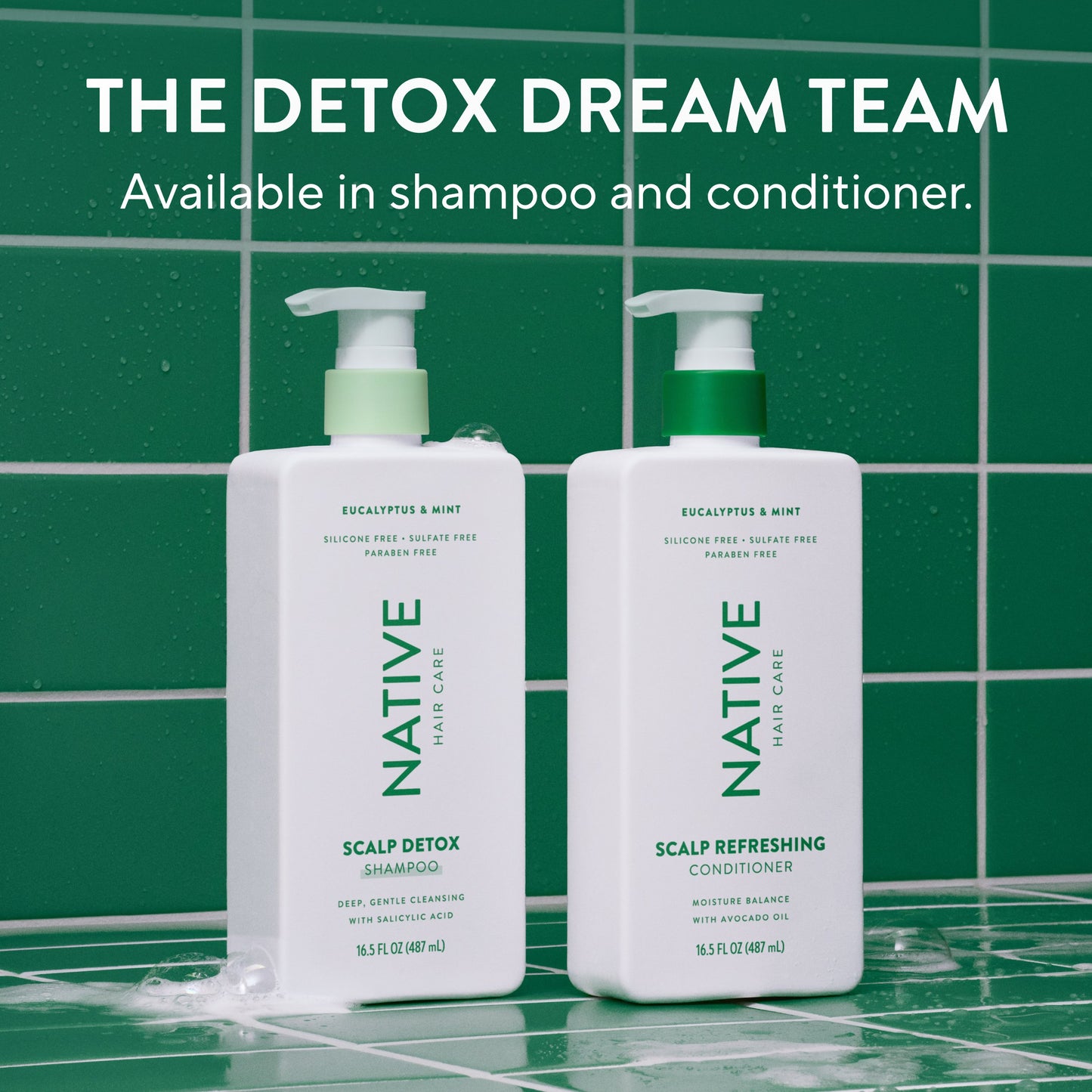 Native Scalp Detox Shampoo - Eucalyptus & Mint