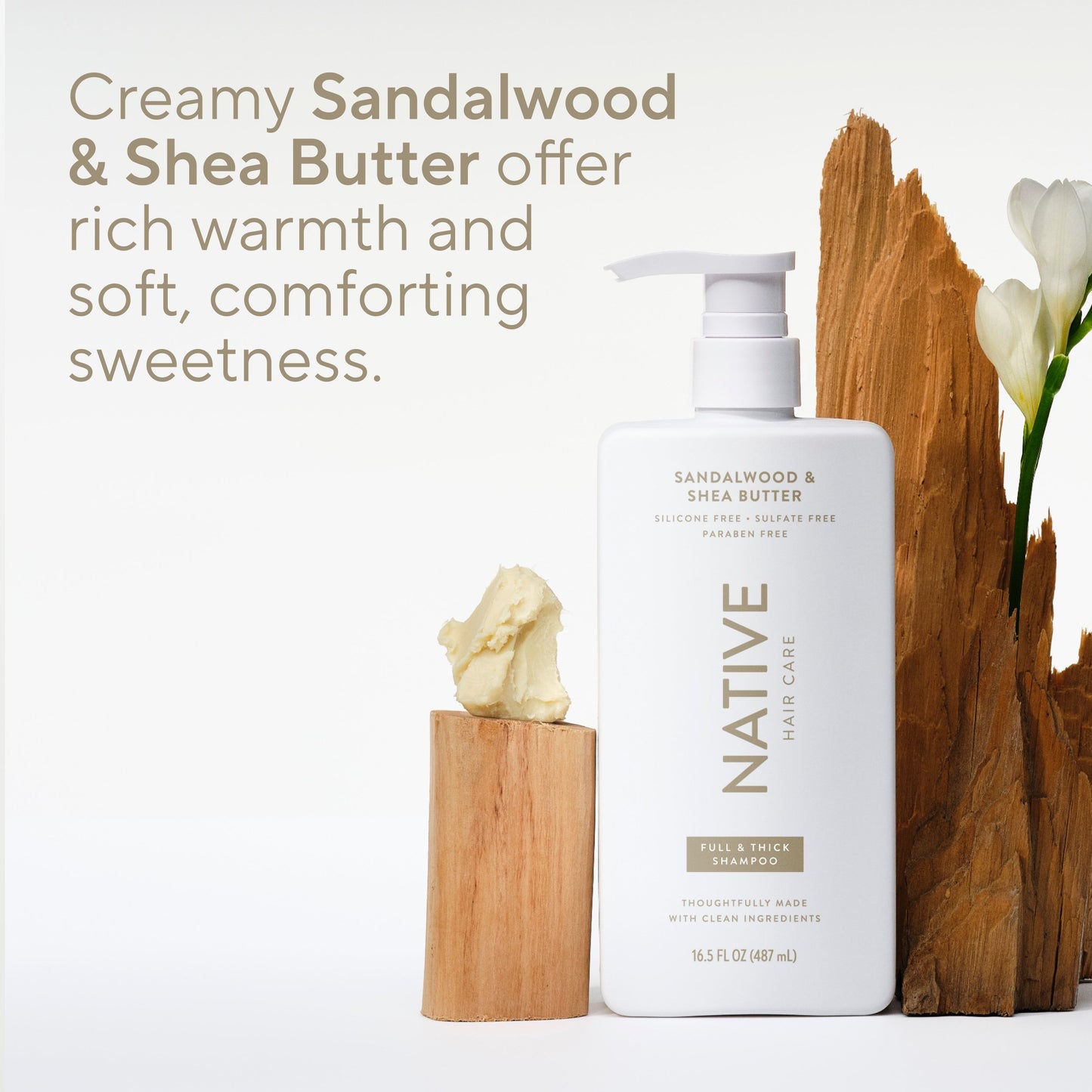Native Full & Thick Conditioner - Sandalwood & Shea Butter