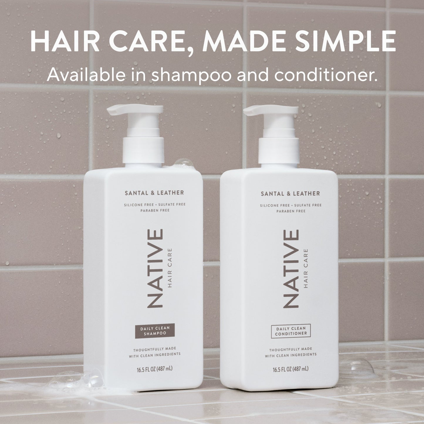 Native Daily Clean Conditioner - Santal & Leather