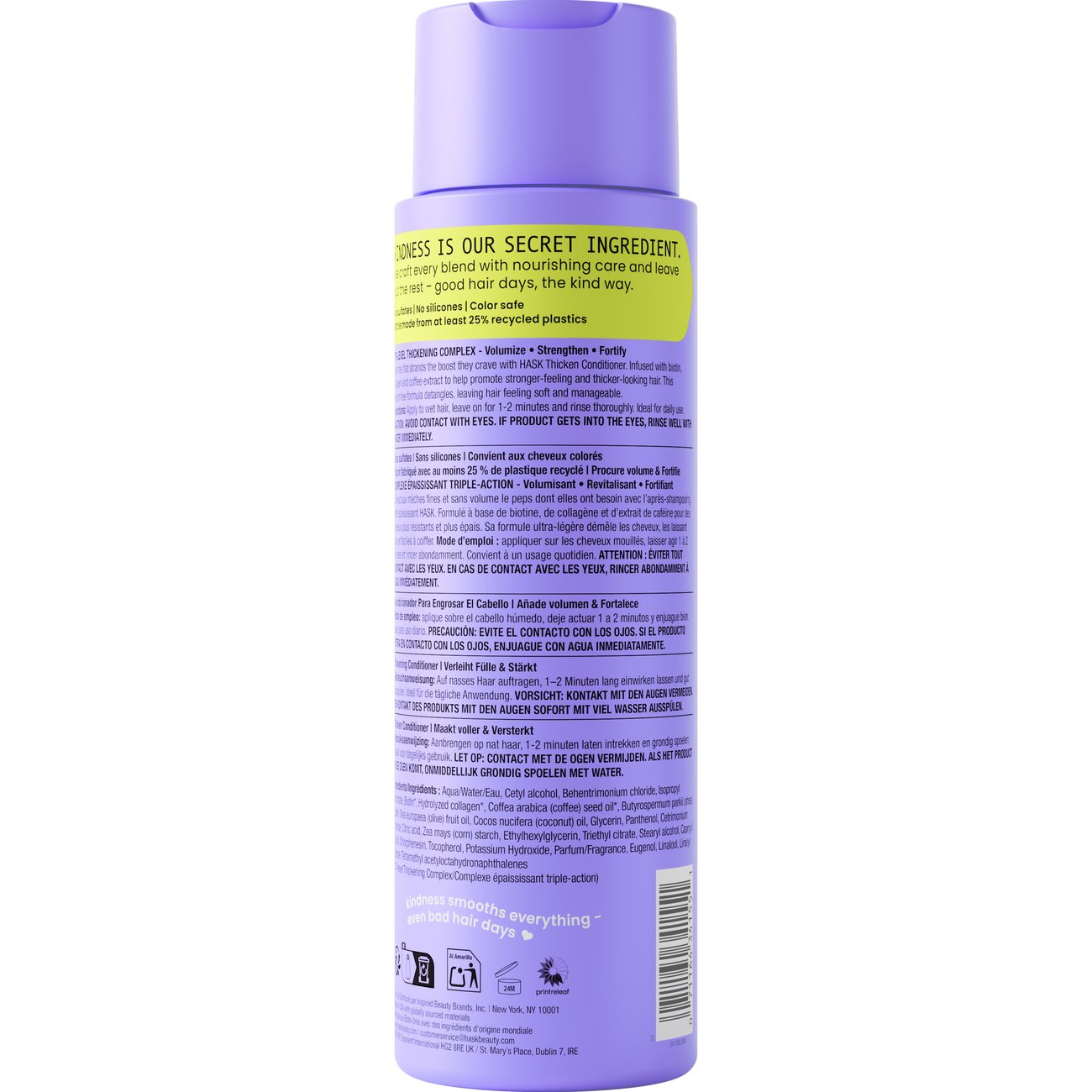 HASK Hair Thickening Conditioner - Biotin & Collagen
