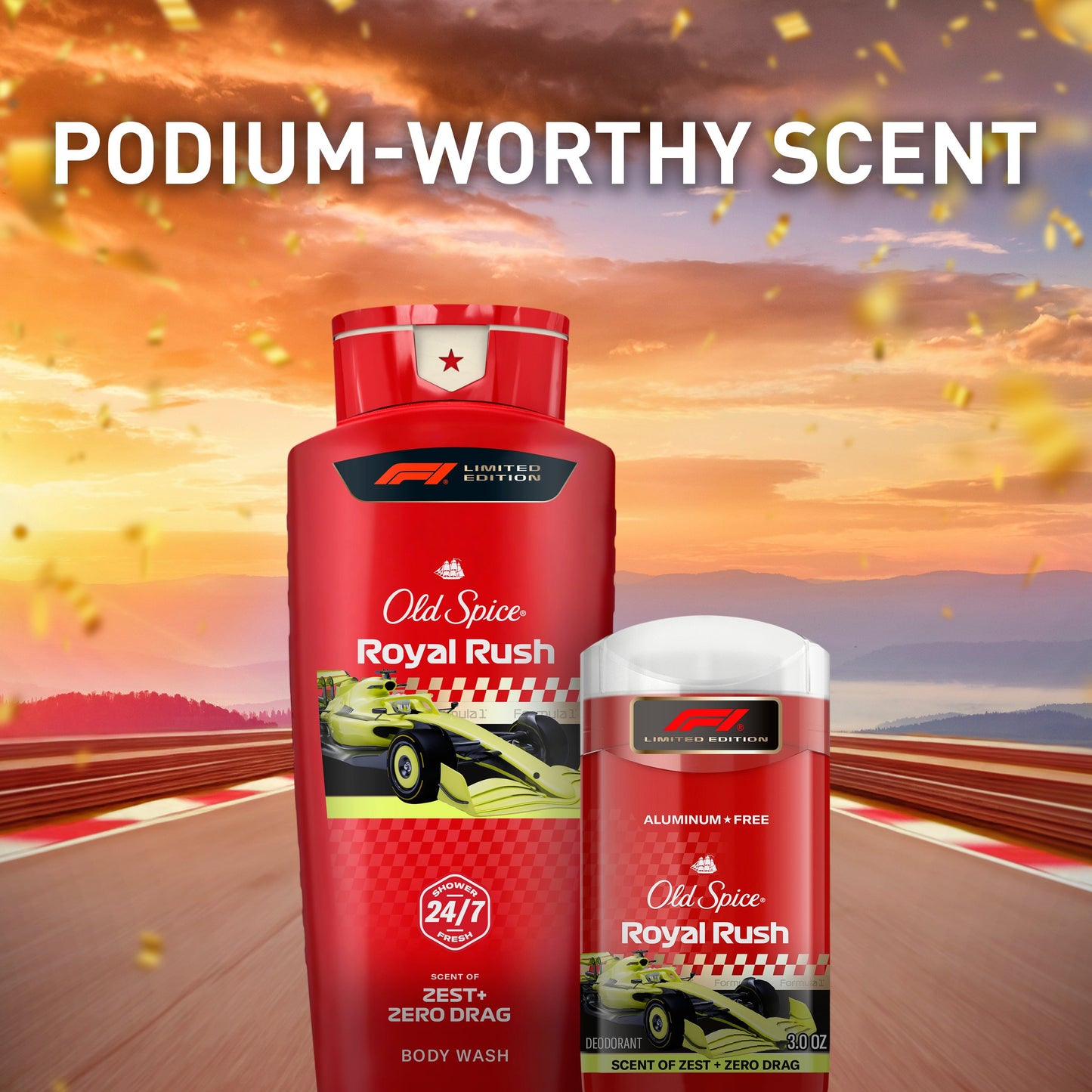 Old Spice Limited Edition F1 Body Wash - Royal Rush