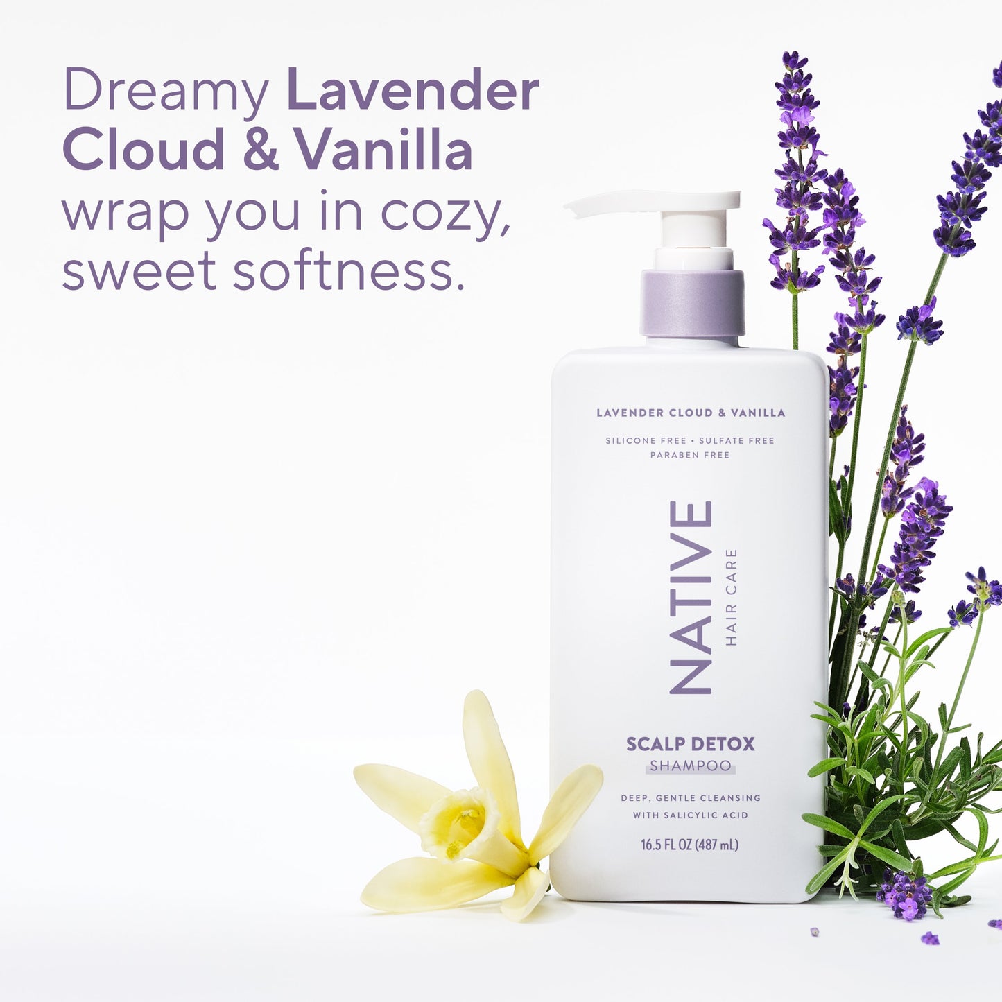 Native Scalp Detox Shampoo - Lavender Cloud & Vanilla