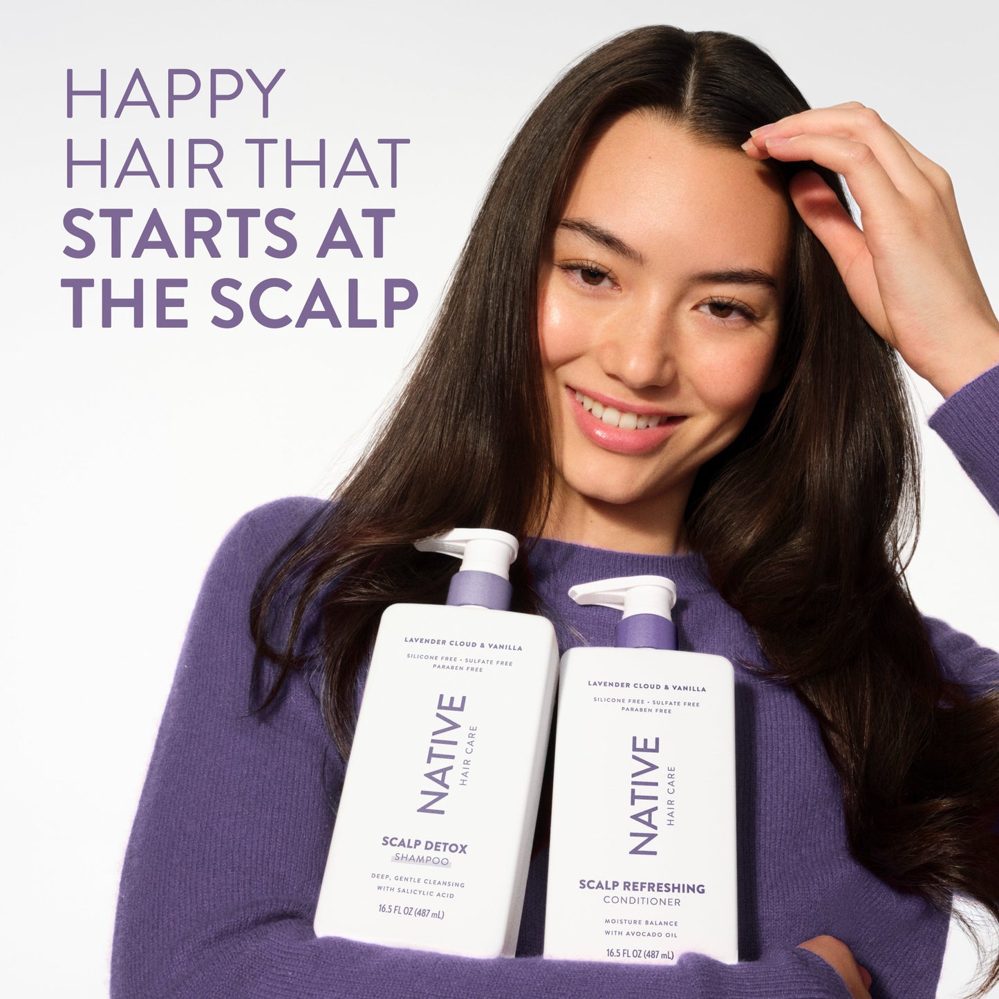 Native Scalp Detox Shampoo - Lavender Cloud & Vanilla