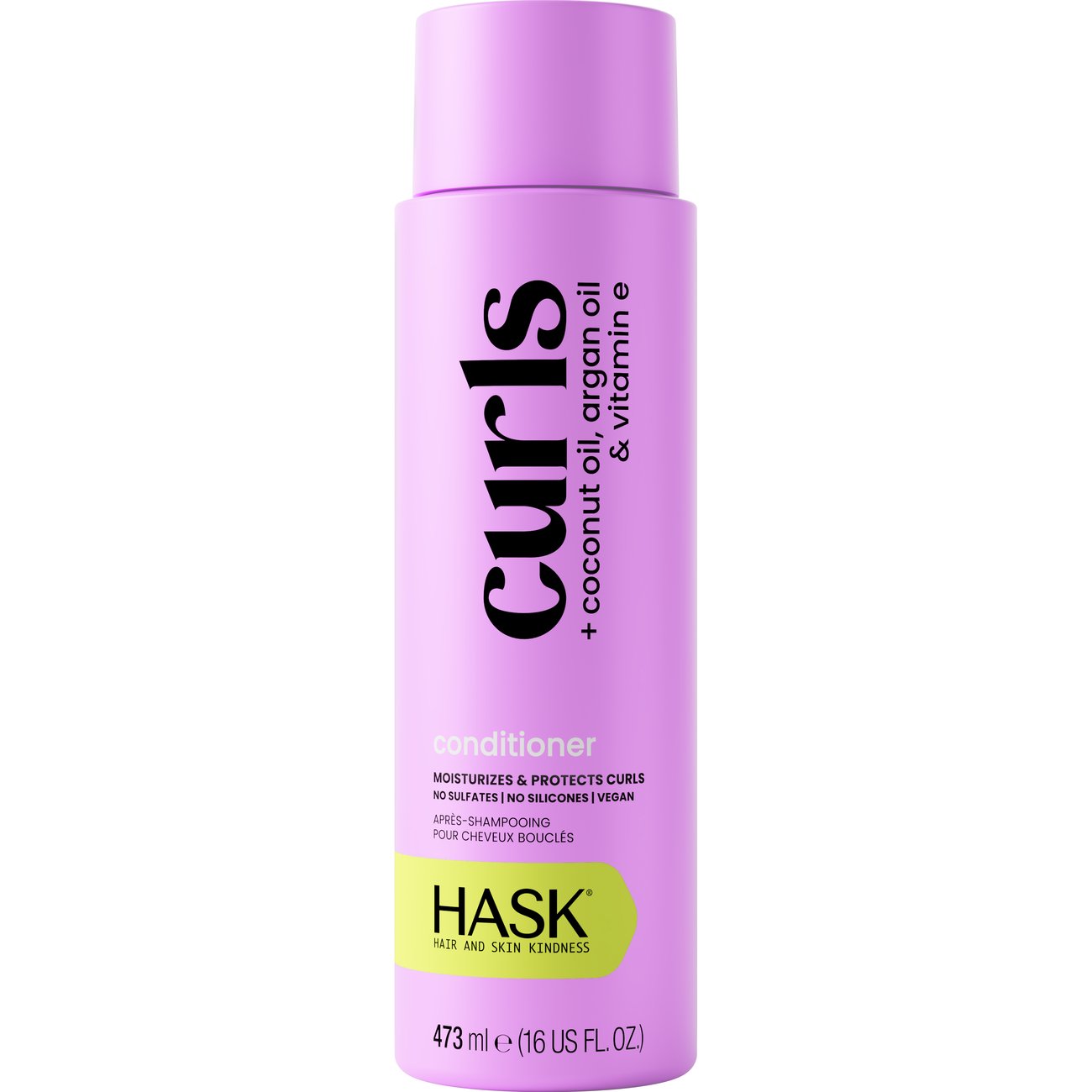 HASK Curl Care Conditioner - Coconut Oil, Argan Oil & Vitamin E