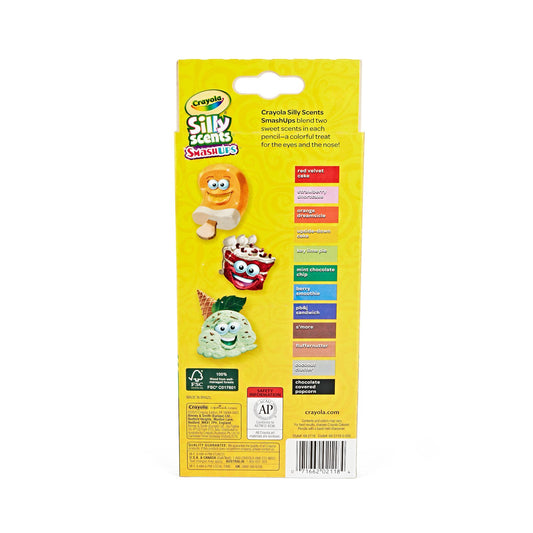 Crayola Silly Scents Smash Ups Colored Pencils