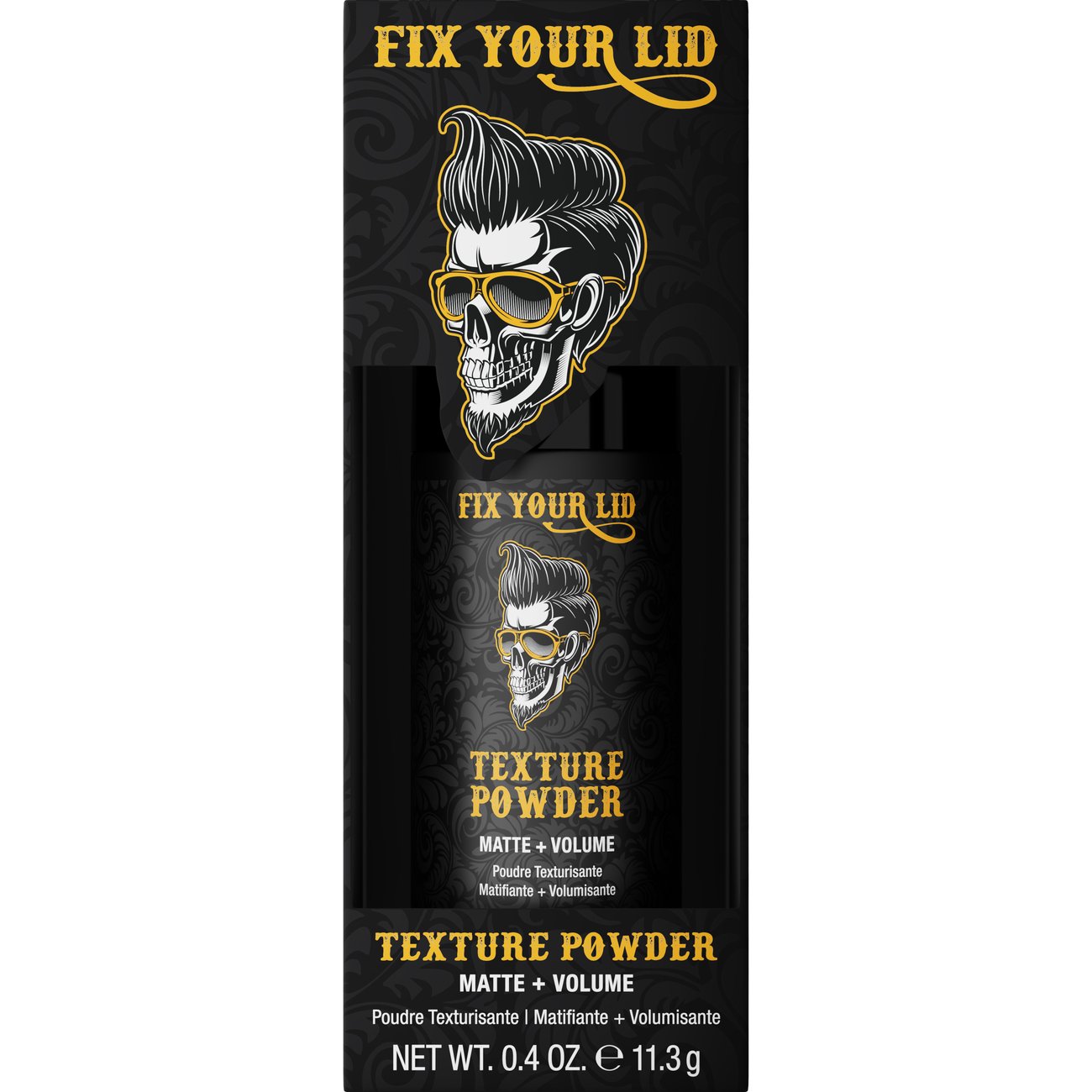 Fix Your Lid Men's Texturizing Hair Styling Powder