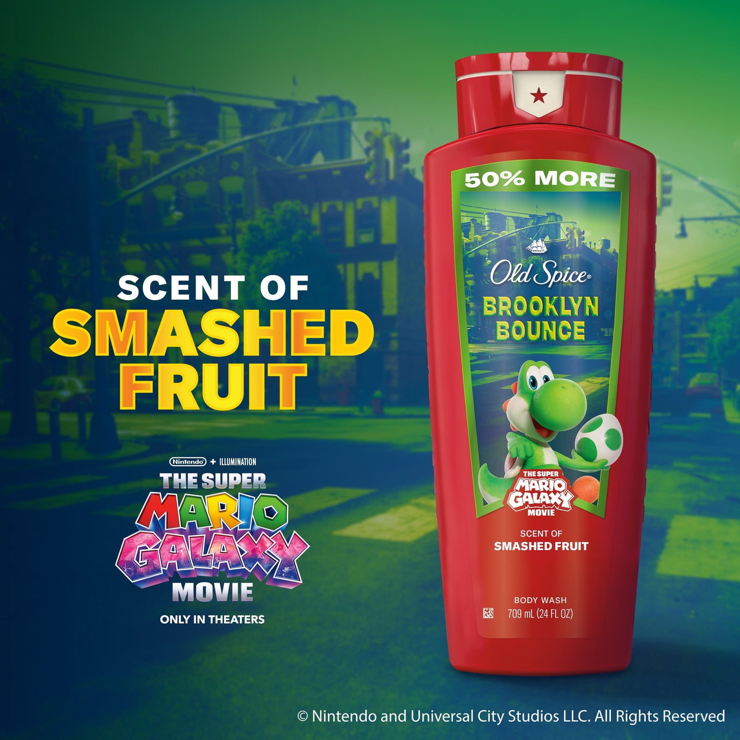 Old Spice Limited Edition Super Mario Body Wash - Brooklyn Bounce