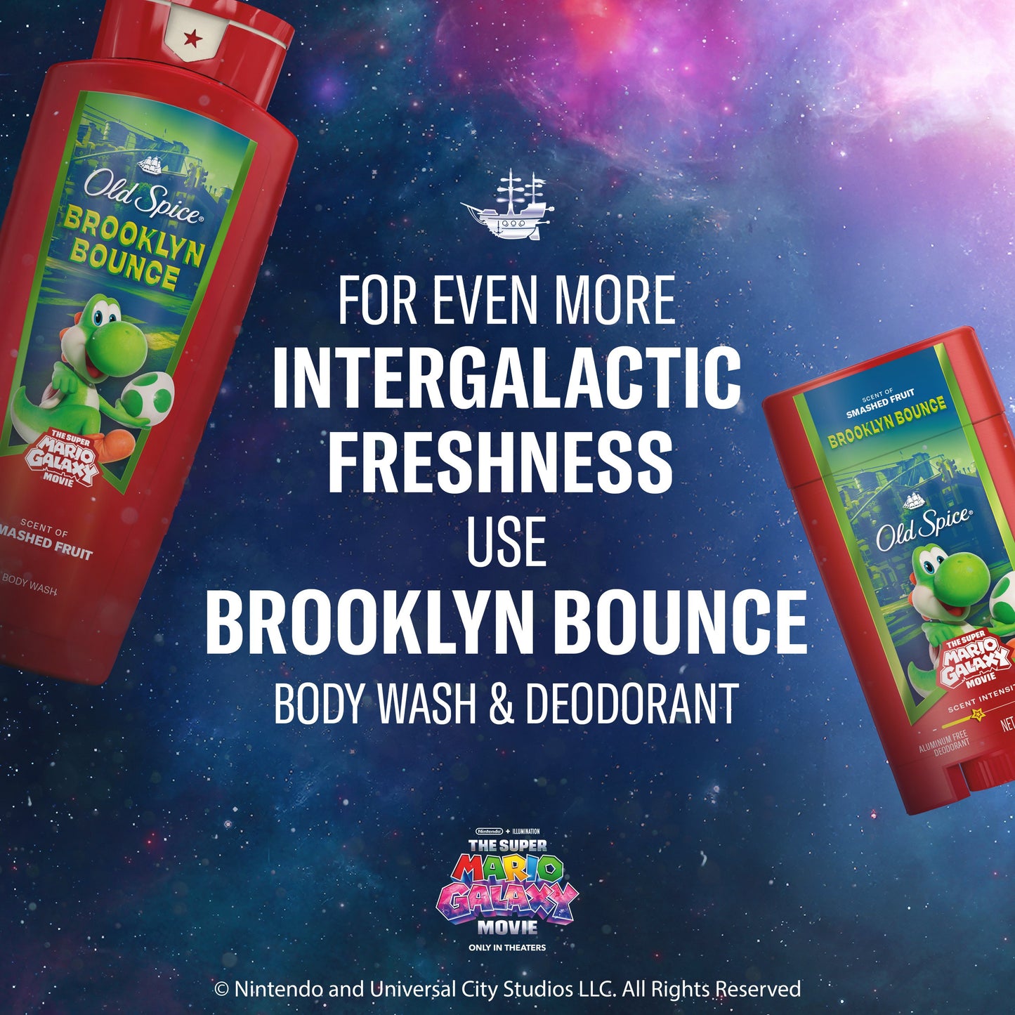 Old Spice Limited Edition Super Mario Body Wash - Brooklyn Bounce