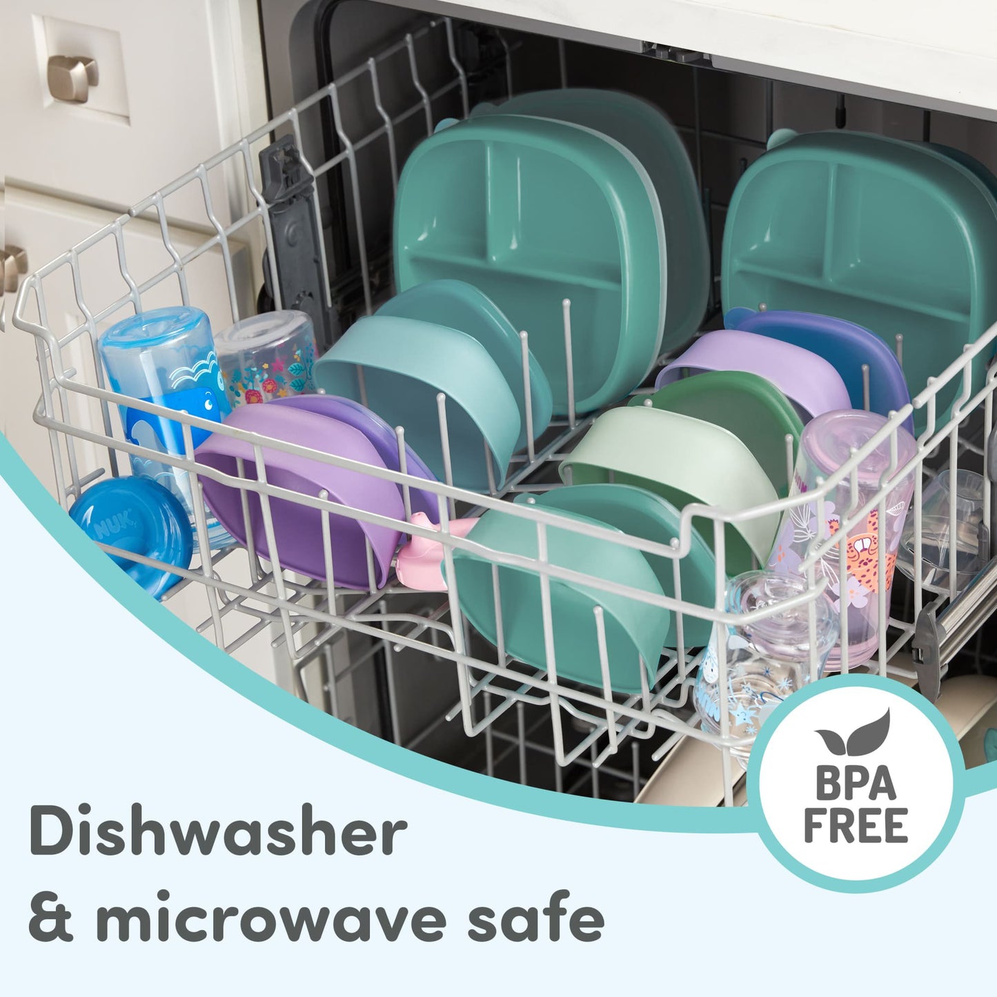 NUK First Choice Suction Plates
