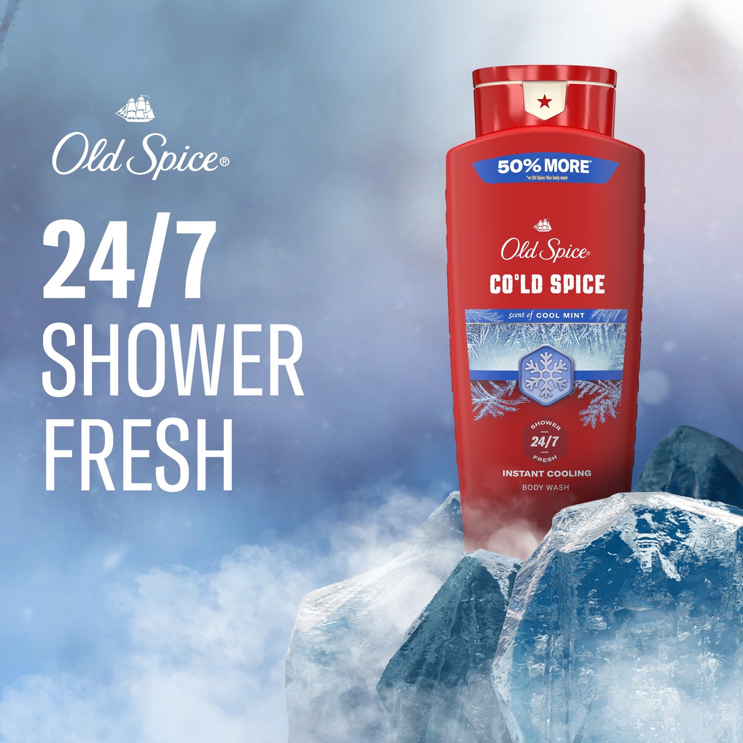 Old Spice Body Wash Cold Spice - Cool Mist