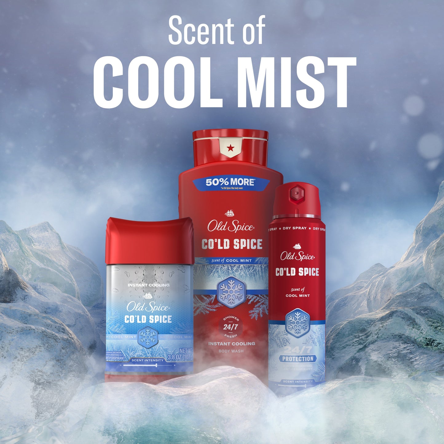 Old Spice Body Wash Cold Spice - Cool Mist