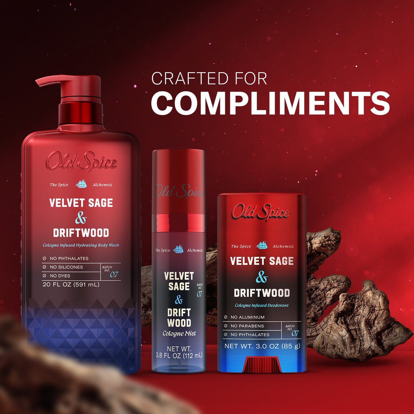 Old Spice Cologne Infused Body Wash - Velvet Sage & Driftwood