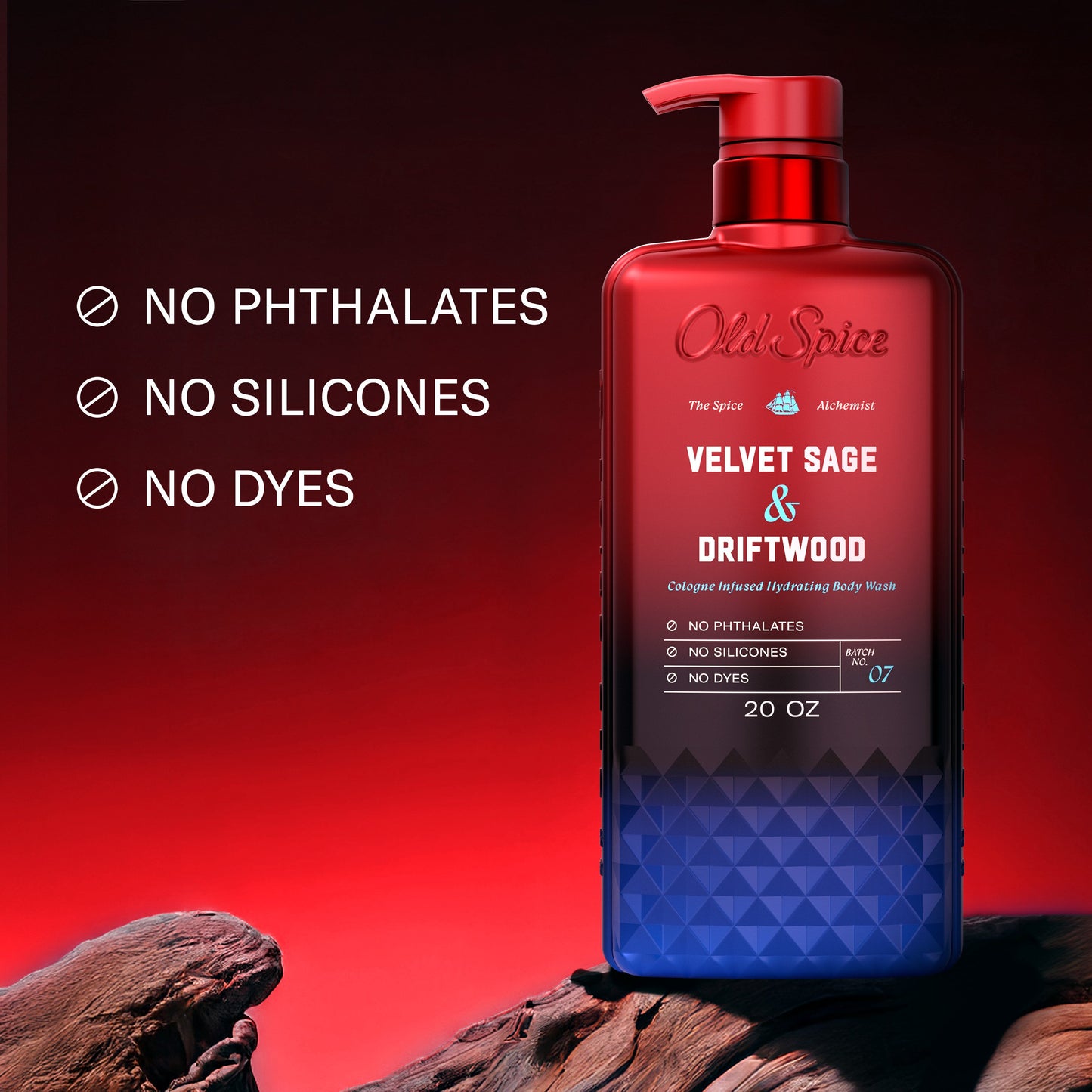 Old Spice Cologne Infused Body Wash - Velvet Sage & Driftwood