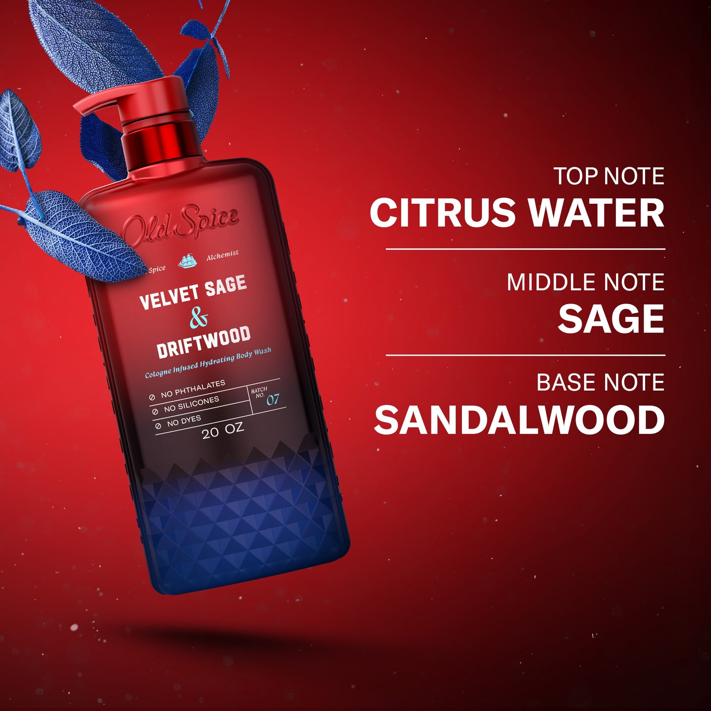 Old Spice Cologne Infused Body Wash - Velvet Sage & Driftwood