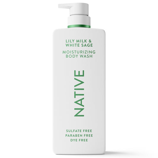 Native Body Wash - Lily Milk & White Sage