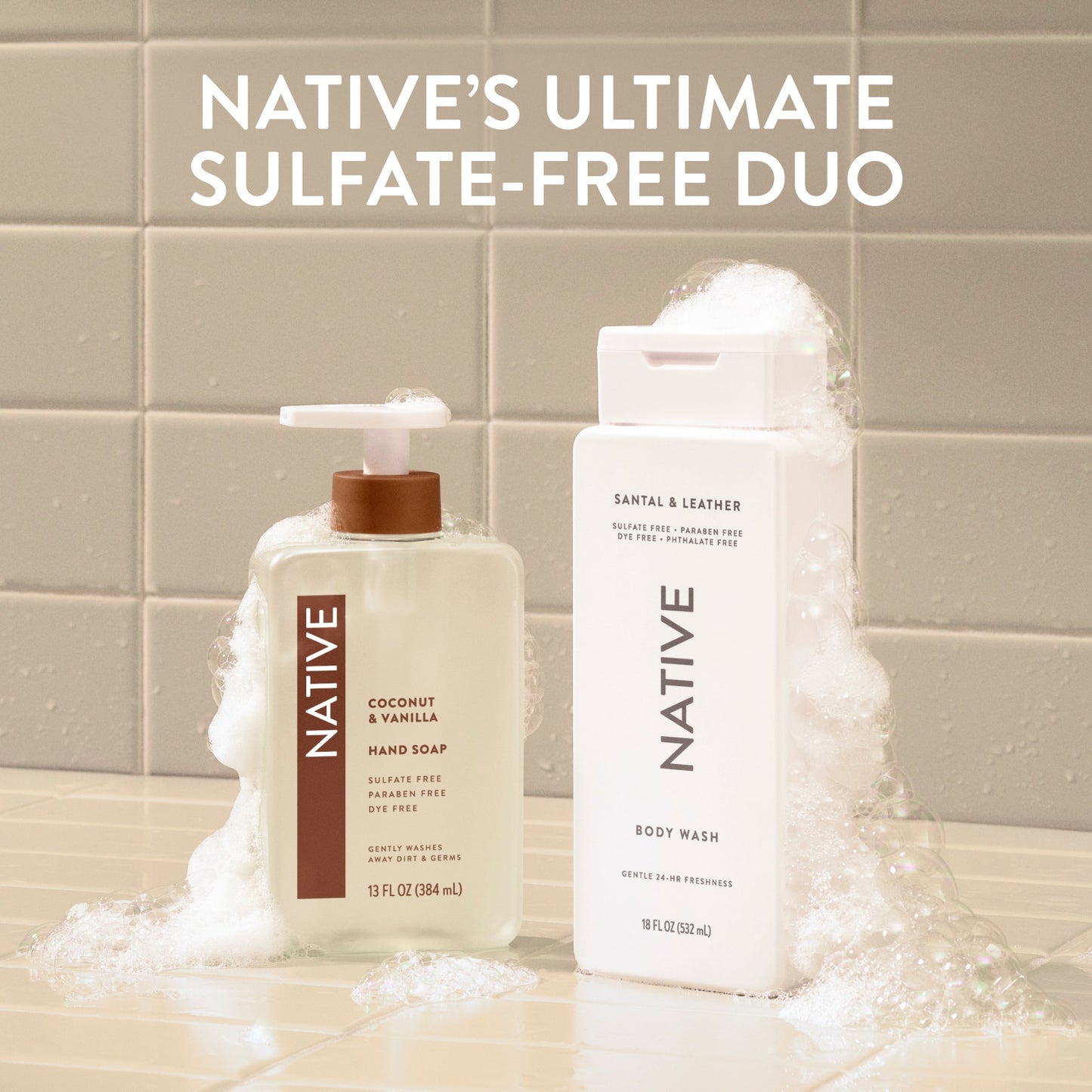 Native Body Wash - Santal & Leather