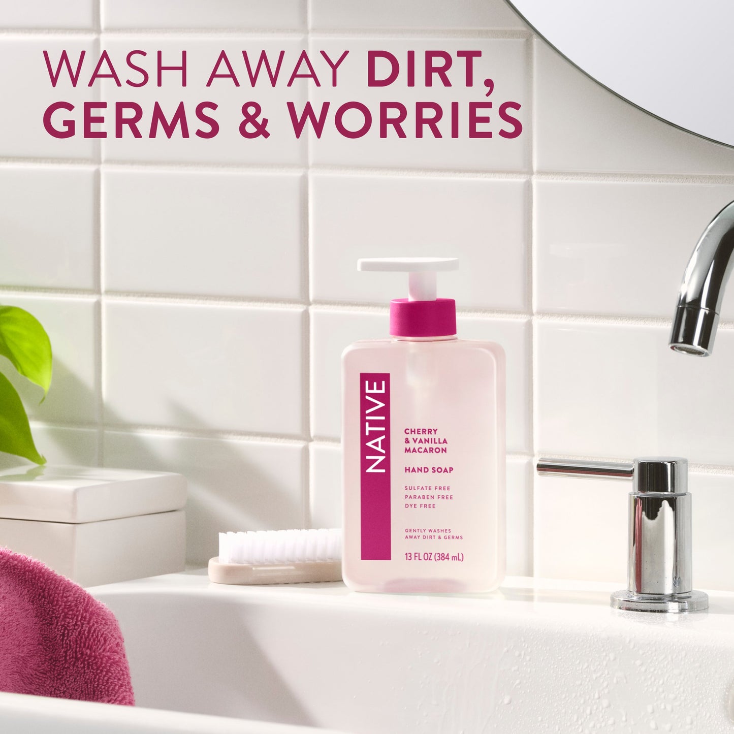 Native Liquid Hand Soap - Cherry & Vanilla Macaron