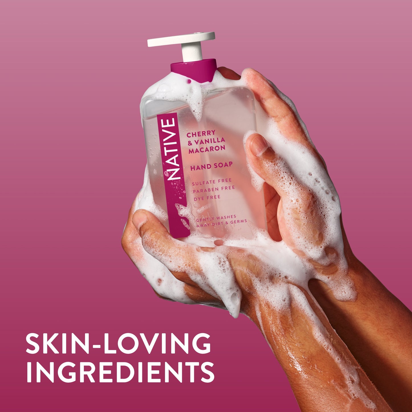 Native Liquid Hand Soap - Cherry & Vanilla Macaron