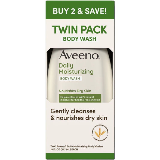 Aveeno Daily Moisturizing Body Wash 2pk