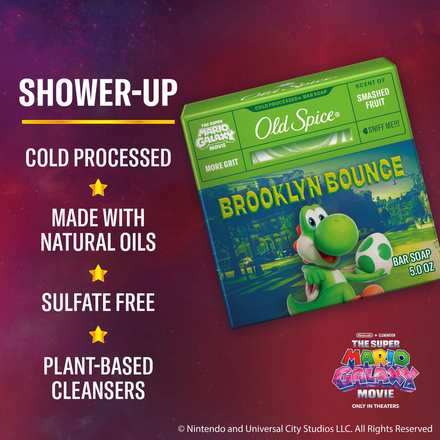 Old Spice Limited Edition Super Mario Bar Soap - Brooklyn Bounce