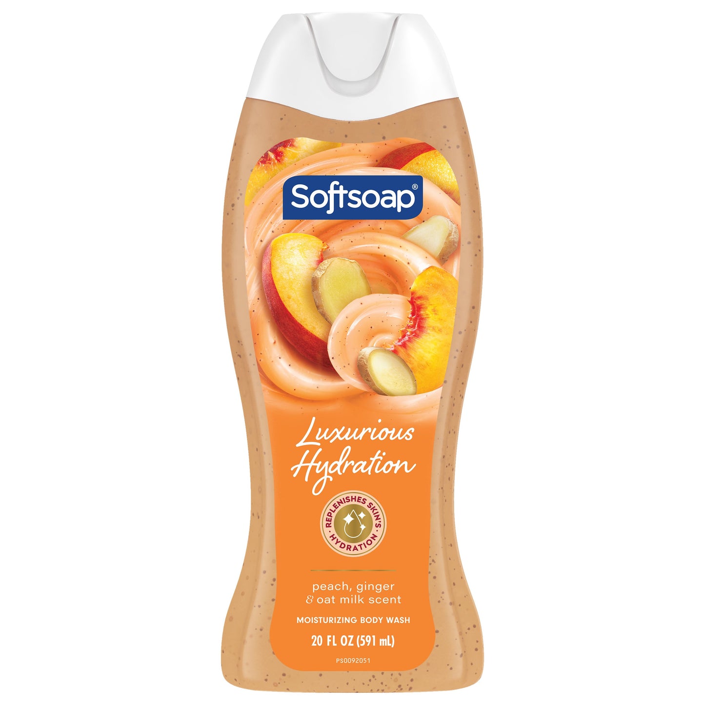Softsoap Luxurious Hydration Body Wash - Peach, Ginger & Oat Milk