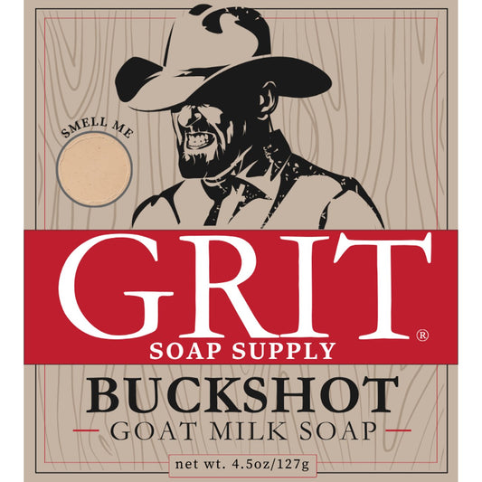 Grit Men's Goat Milk Bar Soap - Buckshot