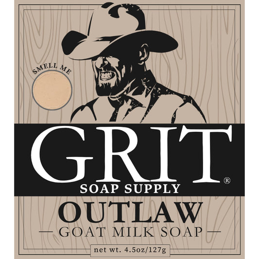 Grit Men's Goat Milk Bar Soap - Outlaw