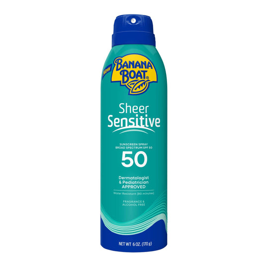 Banana Boat Sheer Sensitive Sunscreen Body Spray - SPF 50