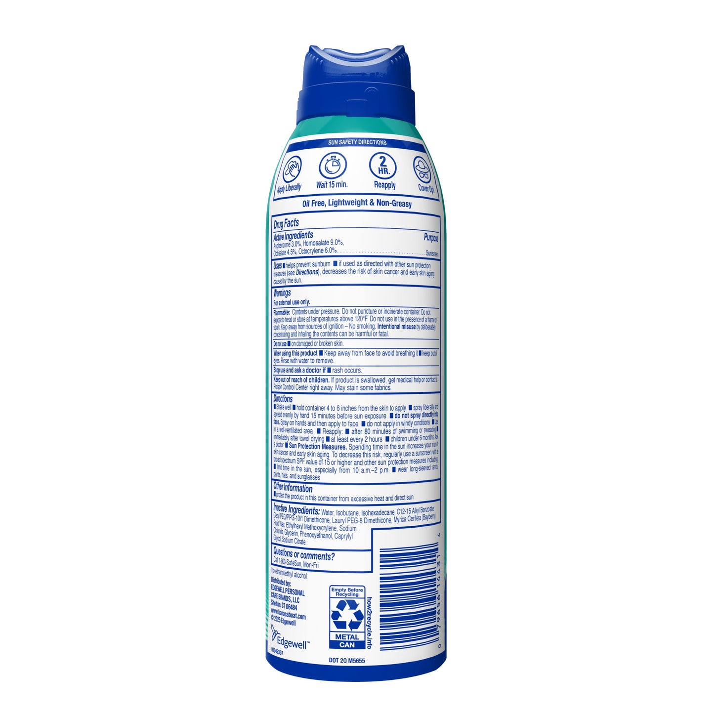 Banana Boat Sheer Sensitive Sunscreen Body Spray - SPF 50