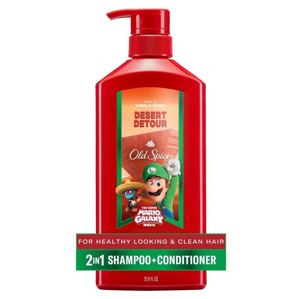 Old Spice 2-in-1 Shampoo & Conditioner, Desert Detour, Old Spice x The Super Mario Galaxy Movie