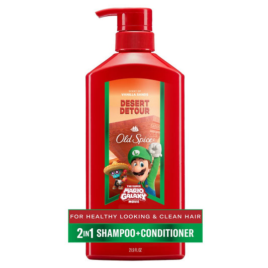 Old Spice 2-in-1 Shampoo & Conditioner, Desert Detour, Old Spice x The Super Mario Galaxy Movie