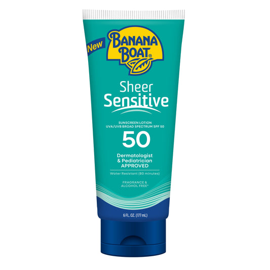 Banana Boat Sheer Sensitive Sunscreen Body Lotion - SPF 50