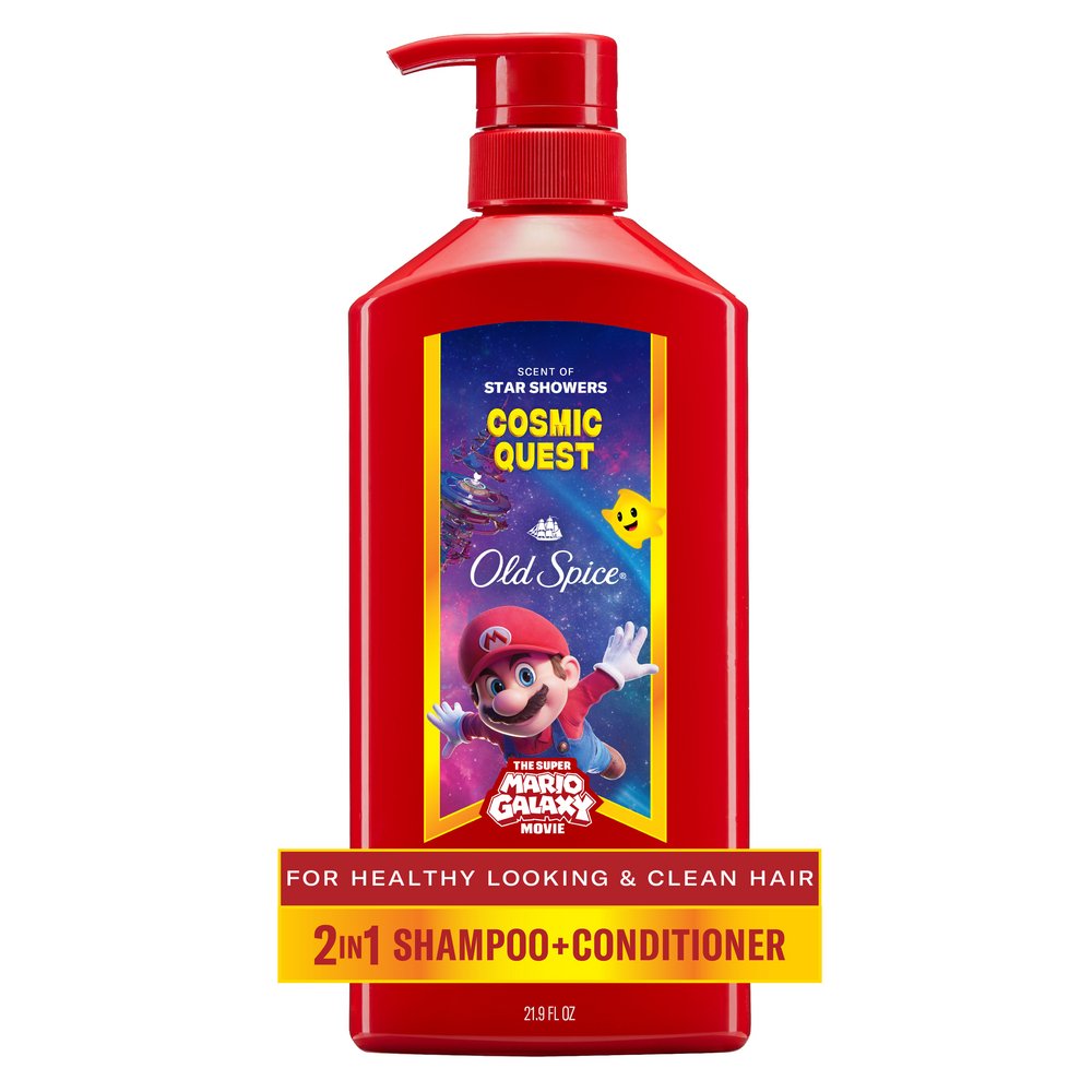 Old Spice 2-in-1 Shampoo & Conditioner, Cosmic Quest, Old Spice x The Super Mario Galaxy Movie