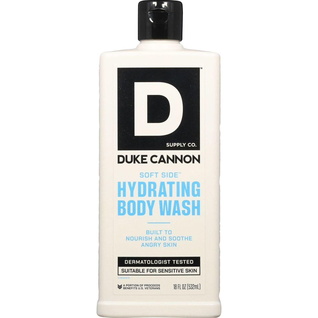 Duke Cannon Men's Soft Side Hydrating Body Wash