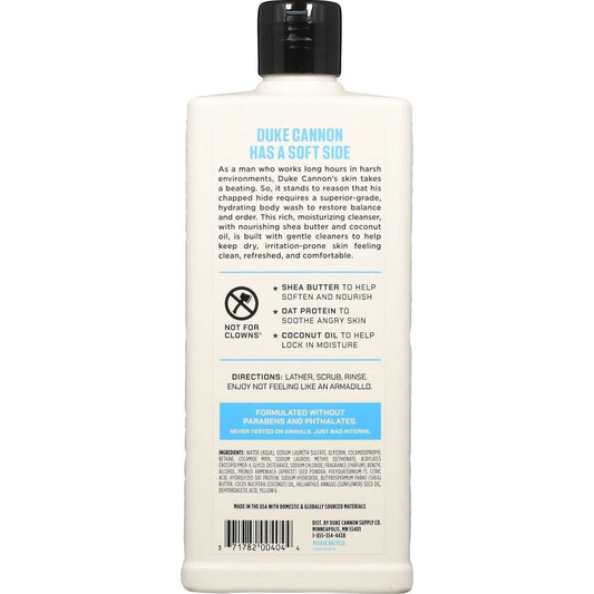 Duke Cannon Men's Soft Side Hydrating Body Wash