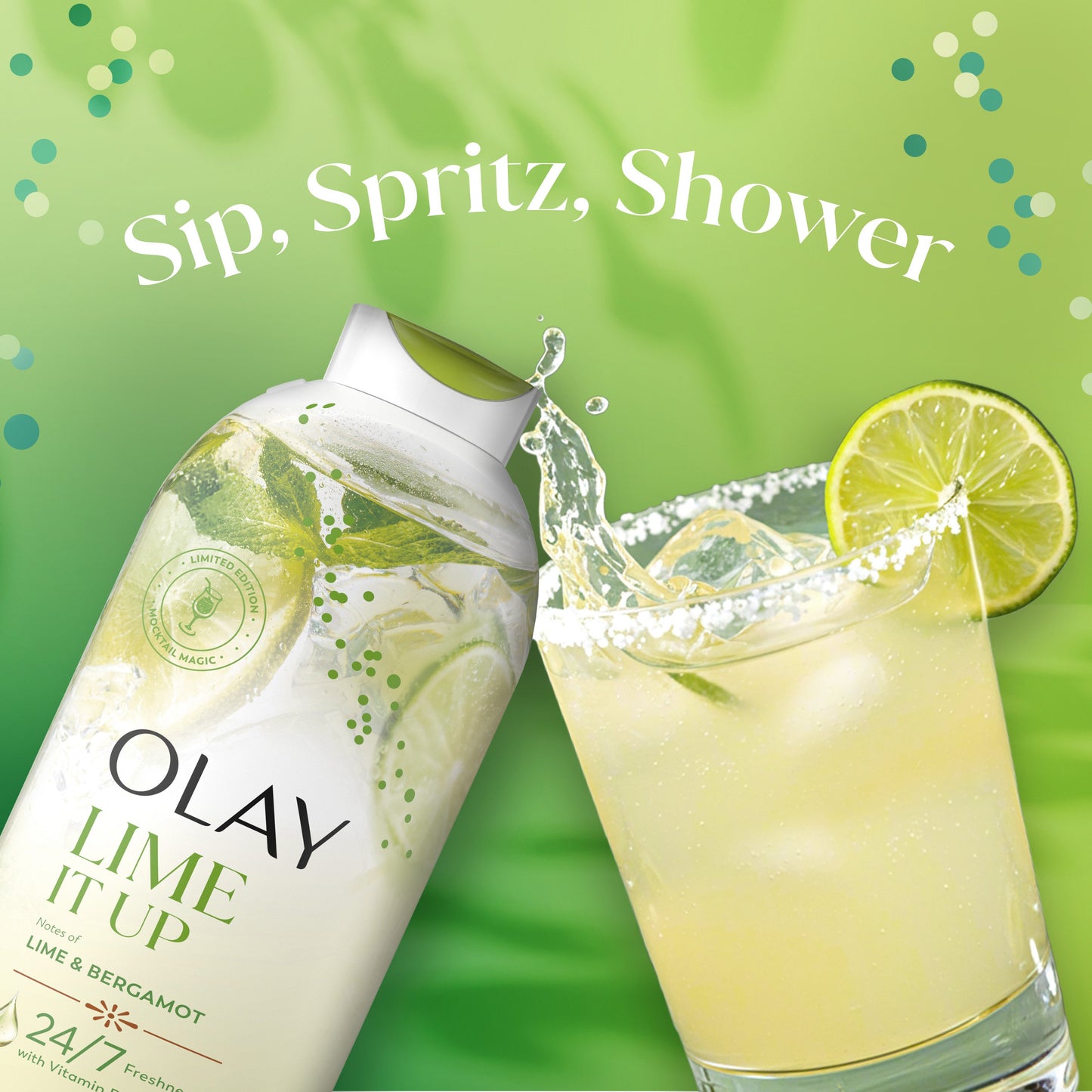 Olay Limited Edition Lime it Up Body Wash